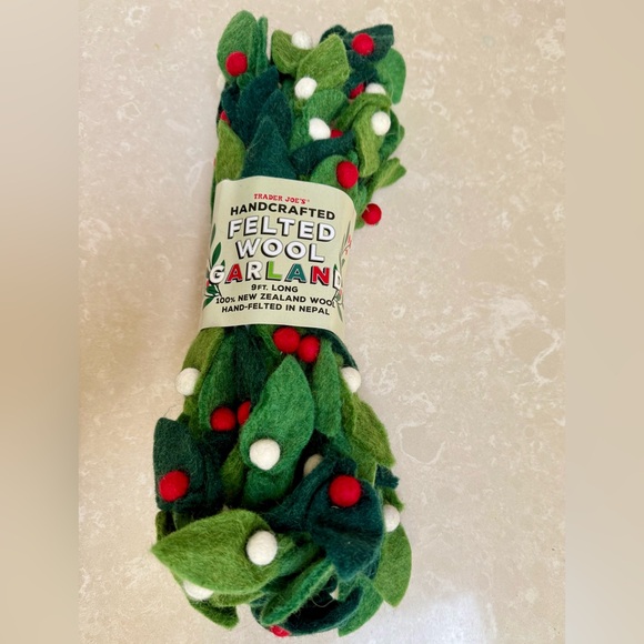 Trader Joe S Felted Wool Garland